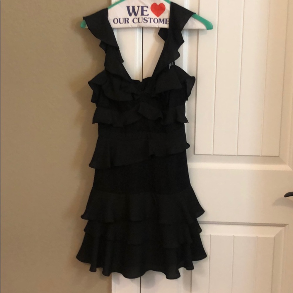 Bardot black cocktail dress